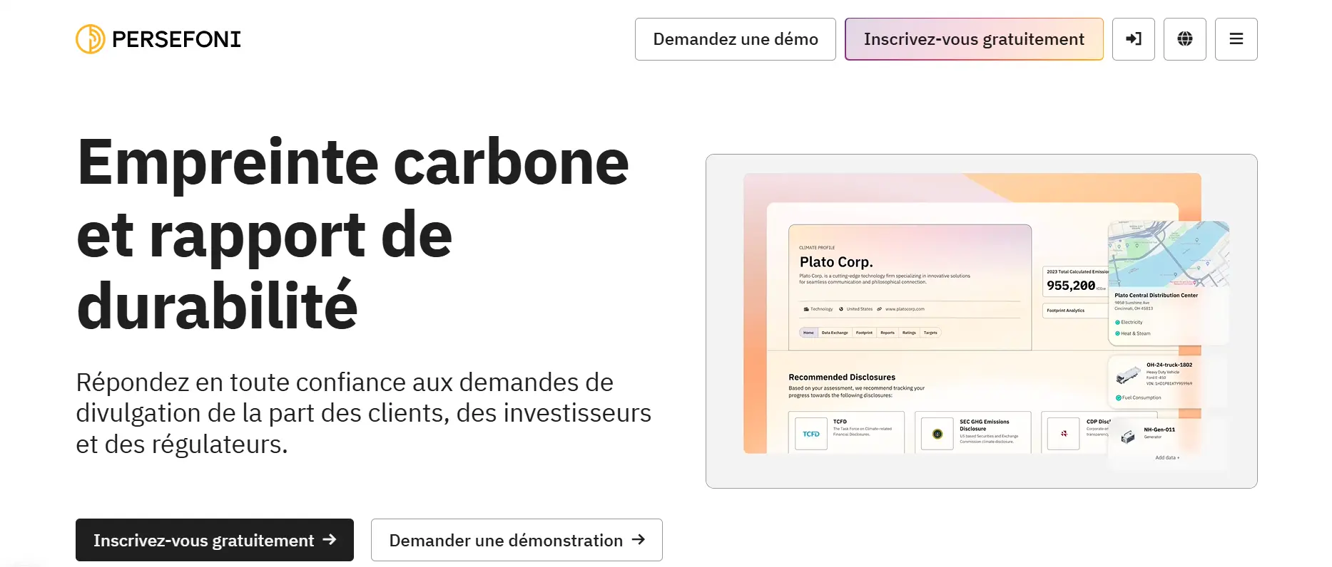 Persefoni screenshot