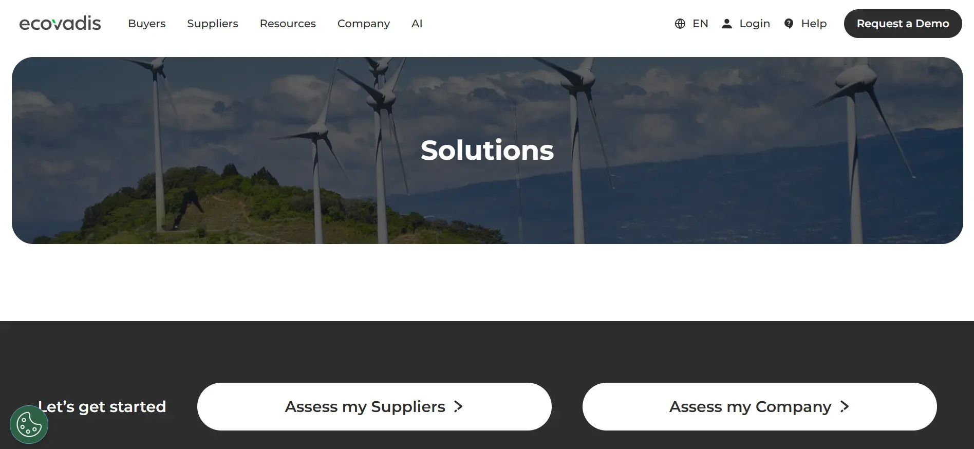 EcoVadis screenshot