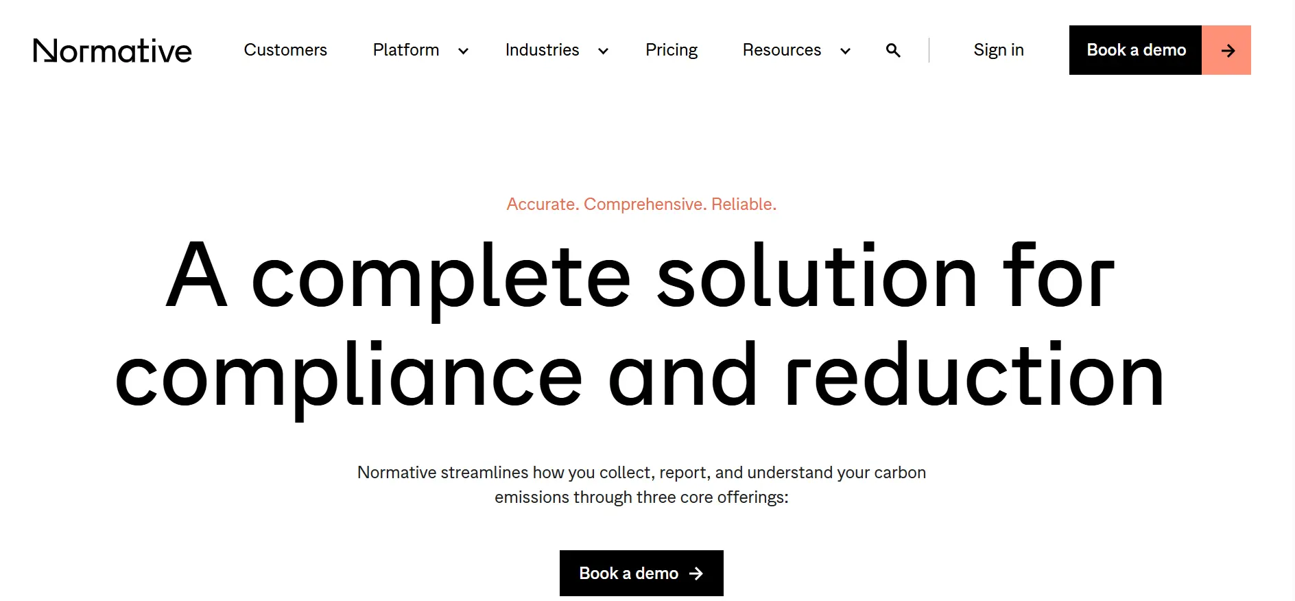 Normative screenshot