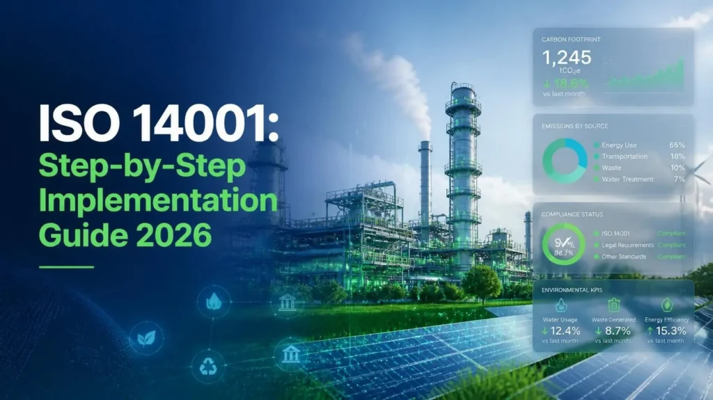ISO 14001:2026 implementation timeline and clause changes diagram