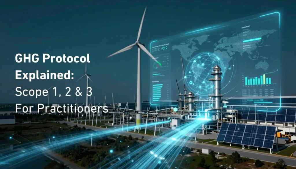 GHG Protocol scopes explained — one tonne of emissions reported by three companies hero 