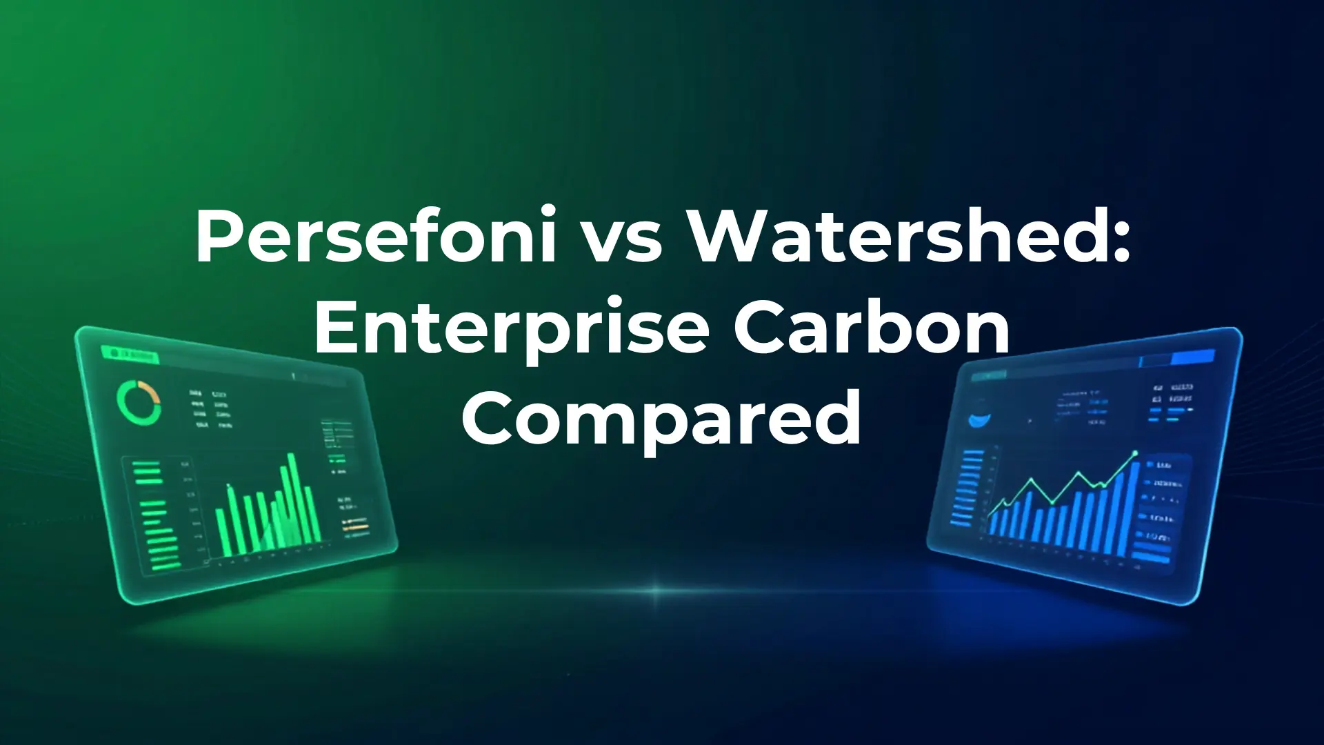 Persefoni vs Watershed — audit-grade carbon ledger versus decarbonisation execution compared